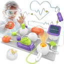 Science Kits for Kids - STEM Kits for Kids, Electronics Exploration Kit, Over 150 Projekter, 14 Circuit Dele, STEM Educational Toy Gaver for Kid Boys Girls 3 4 5 6 7 8 9 10 11 12