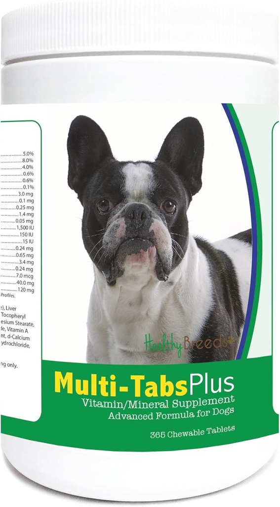 Sunde racer Franske Bulldog Multi- Tabs Plus tyggetabletter 365 Greve