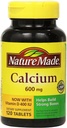 Nature Made Calcium 600 mg med D3- vitamin til immunstøtte, tabletter, 60 greve, hjælper med at understøtte Knoglestyrke (pakke med 3)