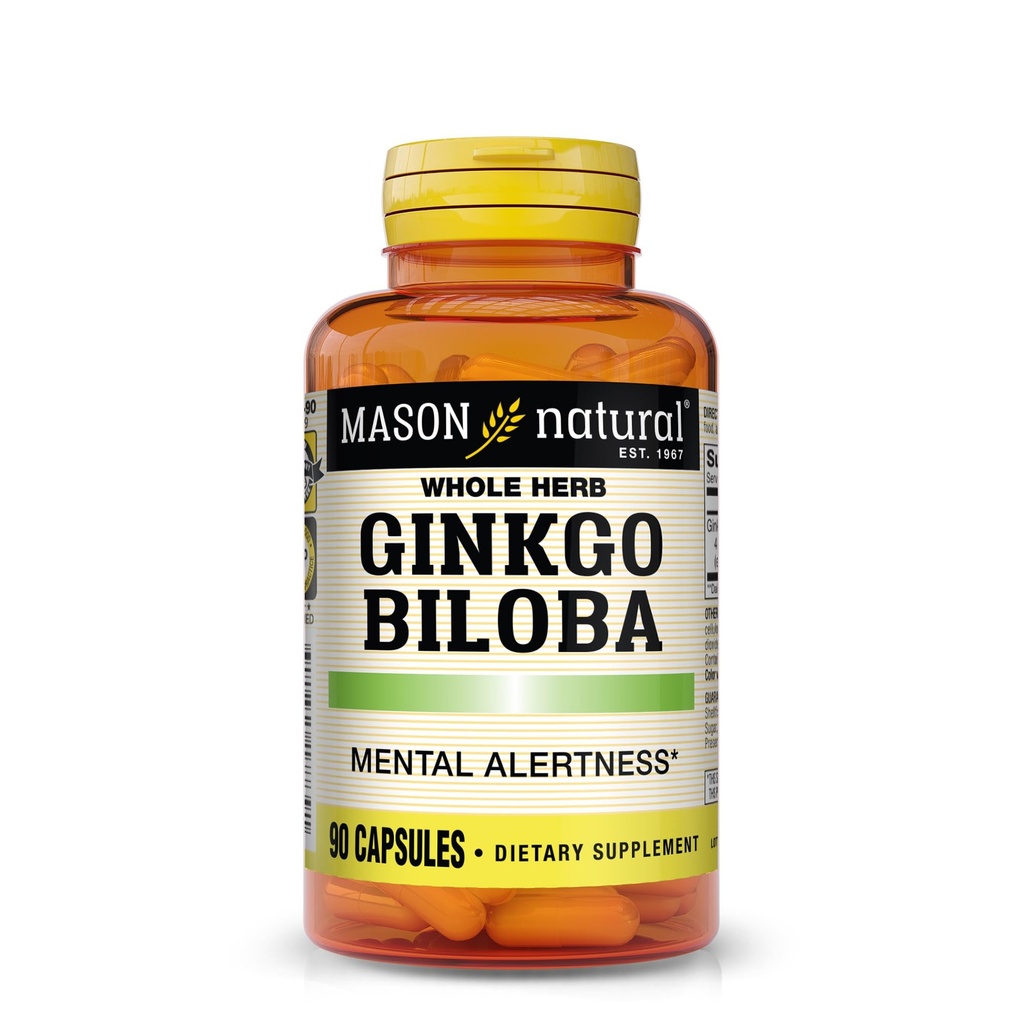 MASON NATURAL Gingko Biloba Kapsler, 90 Greve