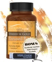 Worldwide Nutrition Bundle: Harmonic Innerpremies Etherium Gold Focus Brain Kosttilskud - 240 Grev Veggie Kapsler - Hukommelse Support med Multi- Formål Keychain