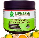 Pinnacle Relax & Sleep Supplement, Sleep Support Supplement med Melatonin, Valerian Root, Ashwagandha, L Theanine, Zink, GABA & Magnesium til Calming, Natural Lemon Tea Smaging (30 Servere)