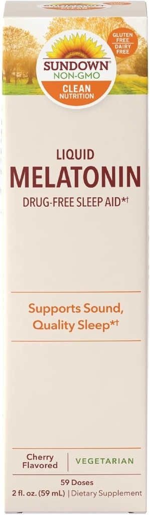 Solnedgang Melatonin Flydende, 2 Fl Oz