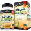 Garcinia Cambogia vægttab piller - maksimal styrke Appetite Suppressant & Fat Burner til mænd og kvinder - 1600 mg naturlig ekstrakt & 960mg HCA - Metabolisme Booster & Carb Blocker kapsler - 60Ct