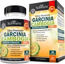 Garcinia Cambogia vægttab piller - maksimal styrke Appetite Suppressant & Fat Burner til mænd og kvinder - 1600 mg naturlig ekstrakt & 960mg HCA - Metabolisme Booster & Carb Blocker kapsler - 60Ct