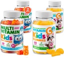 DR. MORITZ Essential Vitamin Par - Kids Multivitamin Gummies Bundle (60 Count, 2 Pack) med C-vitamin (60 Count 2 Pack)