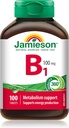 Jamieson Vitamin B1 (Thiamin) 100 mg, 100 tabletter