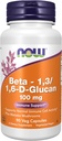 NOW Foods Supplements, Beta 1,3/1,6- D-Glucan 100 mg with Maitake Mushrooms, 90 Veg Capsules
