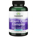 Swanson Calcium Citrate Complex Bone Muskelnerve Health Blood Pressure Support Mineral supplement 250 mg Calcium (fra Citrate & Carbonat) 100 kapsler
