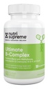 Nutri Supreme Ultimate B Complex, Højt Absabble Essential B Vitaminer med methylfolat til at understøtte nervesystem funktion, 60 kapsler