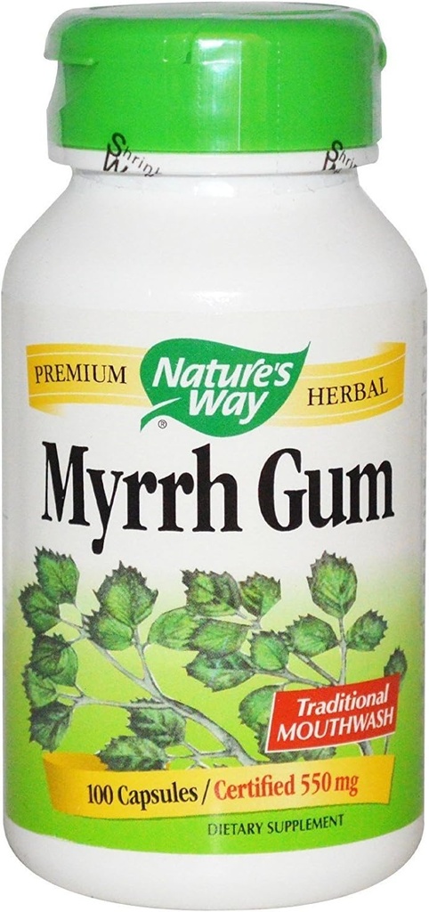 Nature 's Way Myrra Gum, 100 kapsler (pakke med 2)