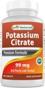 Bedste Naturals Kalium Citrate 99mg 500 tabletter - 3. part Lab Testet