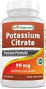 Bedste Naturals Kalium Citrate 99mg 500 tabletter - 3. part Lab Testet