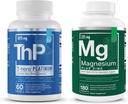 Essentielle elementer Magnesium & zink med vitamin D3 + T- Hero Platinum • 124; Sleep Immuno & Bone + Muscle Growth Support & T- Health