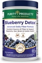 Avanceret blåbær Detox Daglig Fiber Formel af renhed Produkter - Featuring purityBlue Organic Wild Blåbær - En fuld 6 Gram af afgiftning, Regularitet Fremme Prebiotic Fiber - 30 Servering