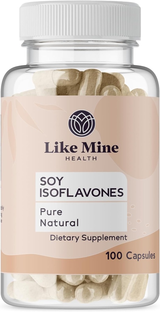Ligesom mine Soy Isoflavoner (100 kapsler), Pure & Natural, Kosttilskud, Ingen Fillers