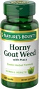 Nature 's Bounty Horny Goat Weed med Maca, Herbal Health Supplement, 60 Kapsler