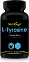 L Tyrosine 500mg - Natural Nootrop Supplement for Focus, Mood & Mental Clarity