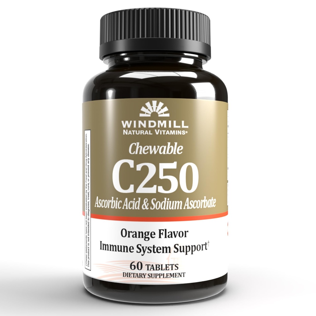 Vitamin C CHEWTBS 250MG TNGR WMILL Størrelse: 60