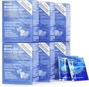 SinuAir Sinus Rinse Salt Salt Solution - Saline Powder til SinuPulse System, Neti Pot Flush, Nasal Wash Squeeze Flaske, & Næsevanding, Forbedret formering og rengøring for sinuser, 180 Pakker