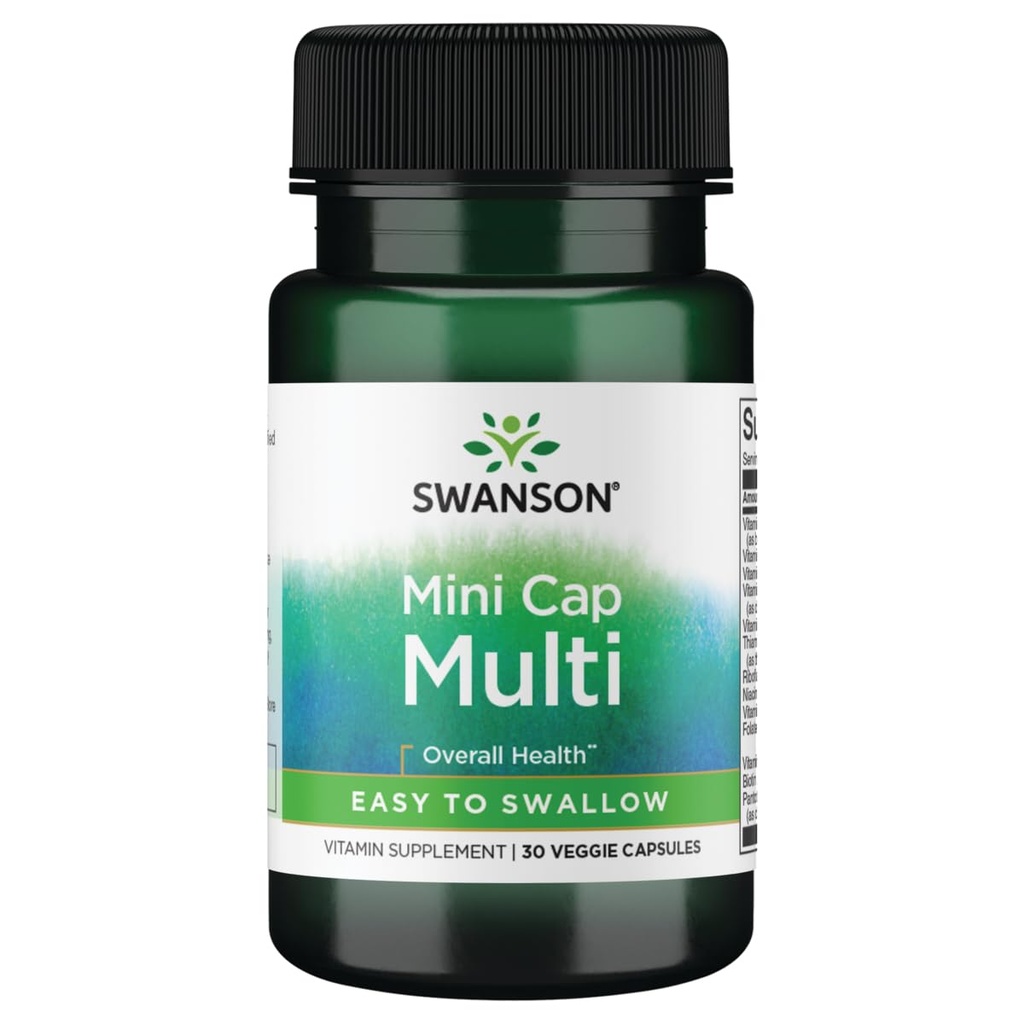 Swanson Daily Multivitamin uden mineraler 30 Veg kapsler