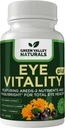 GREEN VALLEY NATURALS Eye Vitality Plus supplement, med Areds-2 næringsstoffer, Maquibright, Marigold Flower, Vitamin C & E, Zink, kobber, 60 kapsler (1)