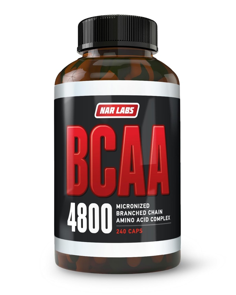 BCAA 4800 Beeg 124; Mikroniseret forgrenet kæde Amino Acids Note 124; Muscle Building & Recovery
