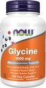NOW Foods Supplements, Glycine 1,000 mg Free-Form, Neurotransmitter Support*, 100 Veg Capsules