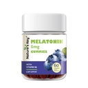 Nature 's Key Melatonin Gummies for Kids & Voksnes, 5 mg dose Gummy with Vitamin B6, Non-GMO, Gluten- Free- Natural Blueberry Flavor 60 Greve