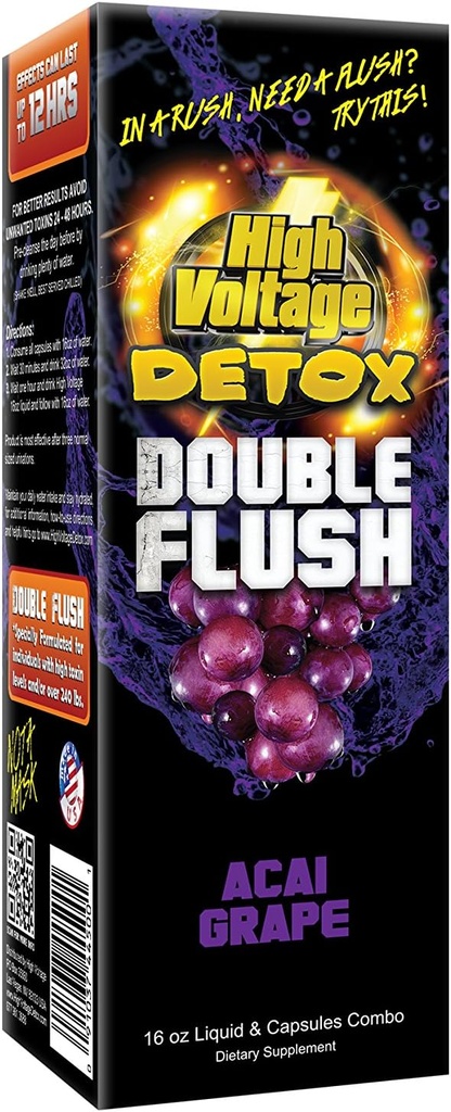 Høj spænding Detox Dobbelt Flush Acai Grape