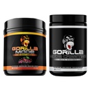 Gorilla Mind Pre Workout (Cherry) + Creatin (100 Serv.) - Omfattende stak for forbedret styrke, effekt og muskelstørrelse