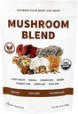 Cherie Sweet Heart 7 Mushroom Extract Powder - USDA Organic Superfood Blend with Lion 's Mane, Reishi, Cordyceps, Maitake, Shiitake, Tyrkiet Tail & Chaga - Vegan, Non- GMO, Gluten- Free - 3,5 oz