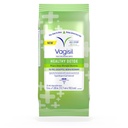 Vagisilservietter til all Over Cleaning, Health Detox, Formuleret med essentielle olier, 20 servietter i en Re- Sealable Pouch (pakke med 1)
