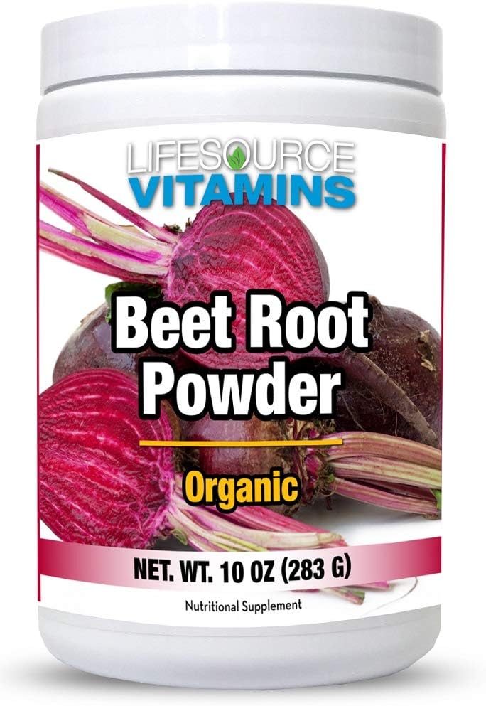 LifeSource Vitaminer Beet Root Powder - Økologisk 10 oz - 57 Servering - US California Beets - Non- GMO