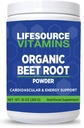 LifeSource Vitaminer Beet Root Powder - Økologisk 10 oz - 57 Servering - US California Beets - Non- GMO