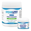 KALA SUNDHED MSMPure Fine Powder 1lb og Muscle & Joint Cream 2oz Bundle