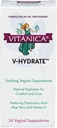 Vitanica V- Hydrat, Hyaluronsyre Vaginal Suppositorier til Comfort og Vaginal Hydration med Aloe Vera og E-vitamin, Hormone- Free & Drug- Free, Vegan, 2 Month Supply, 24 Count