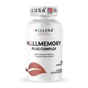 Hallusa Natural Brain Health Supplement - Ginkgo Biloba, B Vitamin & Cholin - Memory & Focus Support - Mental Clarity & Energy - Brain Booster for mænd og kvinder - 60 kapsler
