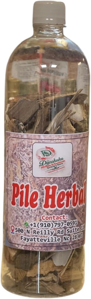 Pileurter (Agbo Jedi) Traditionel urtetilskud, Plastic Flaske