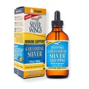 Naturlig sti sølv vinger kolloid sølv 500ppm immunforsvar supplement 4 fl. oz. Dropper