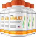 Arialief Brain Supplements for Memory and Focus Capsules, Aria LIEF Advanced Formel Brain Health Support Pills Maximum Strength Nootropics Arialief All Natural Support Pills Anmeldelser (5 Pack)