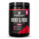 Wilderness Atlete - Energi & Fokus Buddy 124; Energi Booster for kvinder & mænd - Energy Drink Mix med naturlig koffein - Low- Carb, Zero Sugar Energy Drink Powder - 30 Serving Energy Drink Tub (Cherry Limeade)