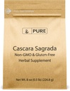 Pure Original Ingredienser Cascara Sagrada (8oz) Non- GMO & Gluten- Free, Glycosides
