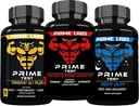 Prime Labs Prime Test Testosteron Booster + nat Duty Sleep Supplement + Tongkat Ali Plus (60 Greve hver)