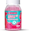 Keto ACV Gummies for vægttab - lækker 1500MG Apple Cider Vincils med mor, Probiotika, Vitaminer B6 & B12, Vegan & Non- GMO - Understøtter Metabolisme & Fat Burn til kvinder, 60 Vegan