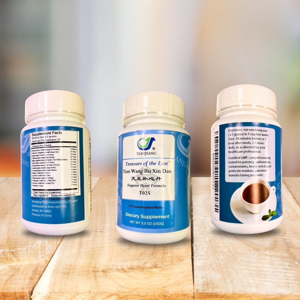 Treasure of the East, Emperor Heart Formel - Tian Wang Bu Xin Dan (5: 1 Concentrated Herbal Extract Granules, 100g)