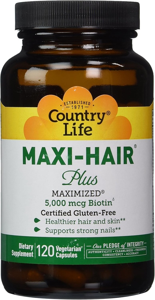 LAND Life Vitaminer Maxi- Hår Plus BIOTIN, 120 VCAP
