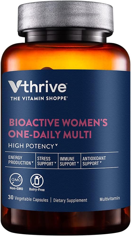 Vtrives en gang dagligt bioaktivt multivitamin til kvinder Advanced Formel til støtte sund aldring, Stress Management, og Samlet Vitalitet med essentielle næringsstoffer (30 Vegetariske kapsler)