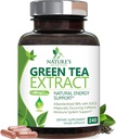 Green Tea Extract kapsler 1000mg 98% Standardiseret EGCG - 3X Styrke til naturlig energi - Heart Support med polyphenoler - Genert koffein - 240 Kapsler
