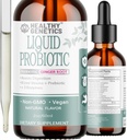 Flydende probiotika til kvinder Mænd & Kids; Prebiotic + Ginger + Probiotika til fordøjelsessygdomme